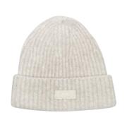 Autry Ull Bouclè Beanie Mössa Beige, Dam