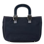 Fendi Vintage Pre-owned Canvas fendi-vskor Blue, Dam