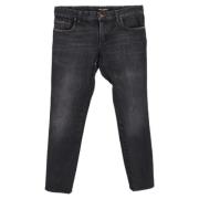 Dolce & Gabbana Pre-owned Pre-owned Bomull jeans Black, Herr