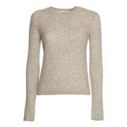 Isabel Marant Étoile Ice Alpaca-Blend Crew-Neck Pullover Gray, Dam