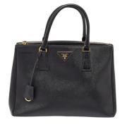 Prada Vintage Pre-owned Laeder totevskor Black, Dam