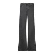 7 For All Mankind Svarta Jeans för Kvinnor Aw24 Gray, Dam