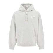 Casablanca Tennisstatyer hoodie i fransk terry Gray, Herr