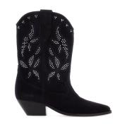 Isabel Marant Mocka Texanboots med Nitar Blue, Dam