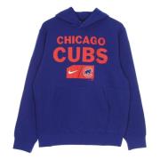 Nike Chicago Cubs Logotyp Hoodie Blue, Herr