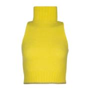 Pinko Stilfull Top för Trendy Looks Yellow, Dam