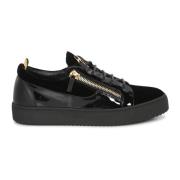 Giuseppe Zanotti Svarta Sneakers Höjer Stil Bekvämt Black, Herr