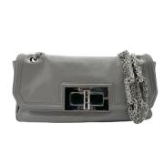 Chanel Vintage Pre-owned Laeder chanel-vskor Gray, Dam