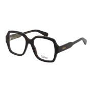 Chloé Fyrkantiga Optiska Tortoise Glasögon Brown, Unisex