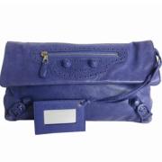 Balenciaga Vintage Pre-owned Laeder kuvertvskor Purple, Dam