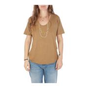 Leon & Harper Kamel Dam T-shirt Brown, Dam