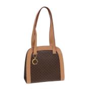 Celine Vintage Pre-owned Laeder axelremsvskor Brown, Dam