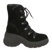 Moncler Svarta Ankelboots - Resile Trek Black, Dam