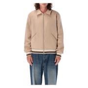 Pop Trading Company Varsity Jacka Beige Aw24 Beige, Herr