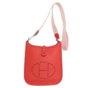 Hermès Vintage Pre-owned Tyg axelremsvskor Red, Dam