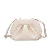 THEMOIRè Vegan Tyg Clutch Väska Skal White, Dam