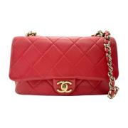 Chanel Vintage Pre-owned Laeder chanel-vskor Red, Dam