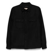 Woolrich Svarta Jackor med Logoflik Black, Herr