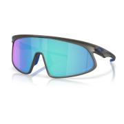 Oakley Solglasögon Prizm Sapphire Wraparound Matt Svart Black, Herr