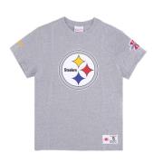 Mitchell & Ness NFL Team Origins Top Pittsburgh Steelers Gray, Herr