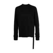 Rick Owens Crewneck Sweat Sweaters/Stricktröjor Black, Herr