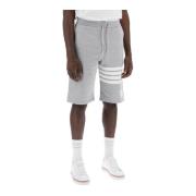 Thom Browne 4-Bar Motif Sweat Shorts Gray, Herr