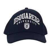 Dsquared2 Blå College Stil Skärmkeps Blue, Dam