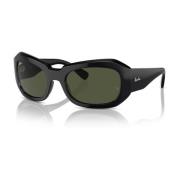 Ray-Ban Beate Drifter Solglasögon Grön Lins Black, Unisex