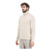 Selected Homme Beige Hög Hals Tröja Beige, Herr