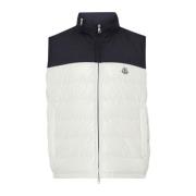 Moncler Ecru Dunväst Cerces - Stilren Beige, Herr