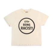 Gallery Dept. Stop Being Racist T-shirt Kräm Beige, Herr