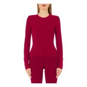 Blugirl Stiliga Sweaters Kollektion Red, Dam