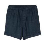 Aspesi Marinblå Casual Shorts Blue, Herr