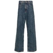 MM6 Maison Margiela Blå Denim 5-Ficksbyxor Blue, Herr