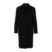 Seventy Svart Kappa Cappotto Stil Black, Dam