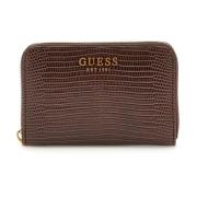 Guess Python Print Mini Plånbok Brown, Dam