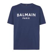 Balmain Paris T-shirt Blue, Herr