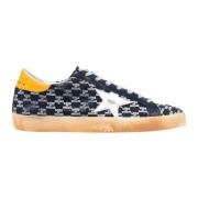 Golden Goose Vintage Star Sneakers Blå Gul Blue, Herr