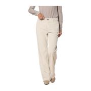 Mason's Vinter Corduroy Straight Chino Byxor White, Dam