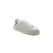 Guess Vita och beige sneakers med logotyp White, Herr