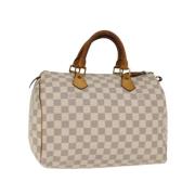 Louis Vuitton Vintage Pre-owned Canvas handvskor Beige, Dam