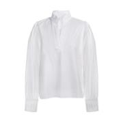 Hést Elegant Poplin Blus White, Dam