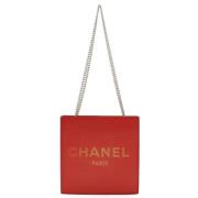 Chanel Vintage Pre-owned Plast chanel-vskor Red, Dam