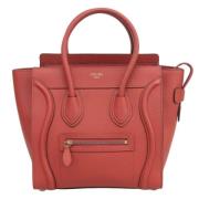 Celine Vintage Pre-owned Laeder handvskor Red, Dam