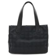 Chanel Vintage Pre-owned Canvas totevskor Black, Dam