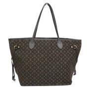 Louis Vuitton Vintage Pre-owned Canvas axelremsvskor Brown, Dam