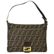 Fendi Vintage Pre-owned Canvas fendi-vskor Brown, Dam