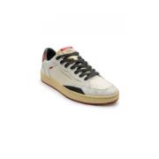 Crime London Vita läder Chelsea sneakers White, Herr