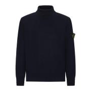 Stone Island Blå Tröjor för Män Blue, Herr