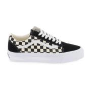 Vans Klassiska canvas sneakers med läderdetaljer Black, Herr